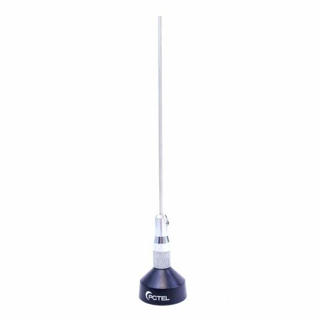 PCTEL & MAXRAD 118-940 MHz 200W Field Tunable Unity 1 by 4 Wave Black & Chrome Antenna PC53861